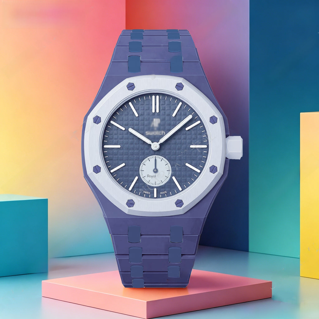 Modified AP Collaboration Swatch Watch Strap Bio-Ceramic