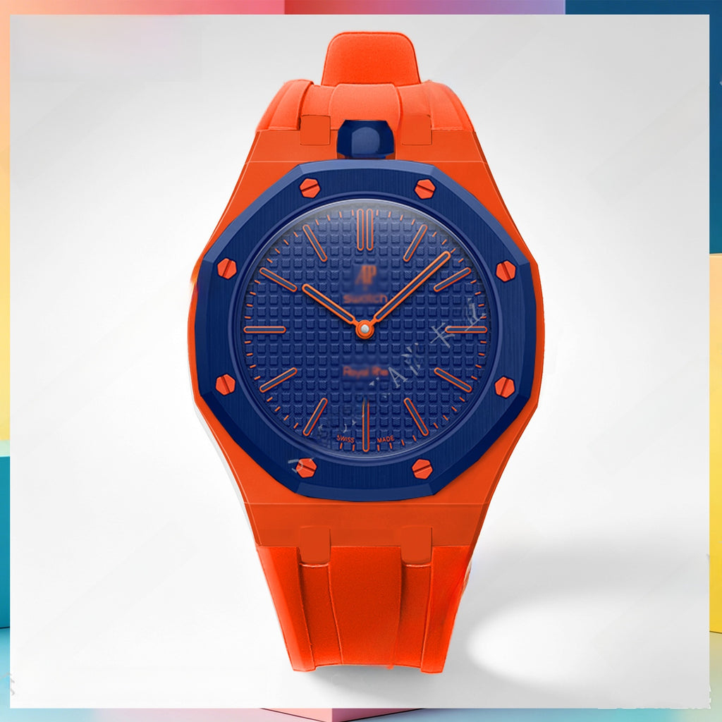 Modified AP Collaboration Swatch Watch Strap Bio-Ceramic