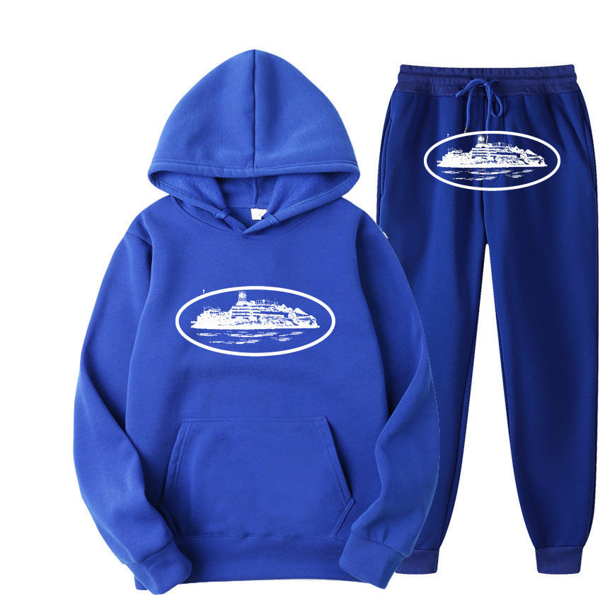Set de Sudadera Holgada Streetwear